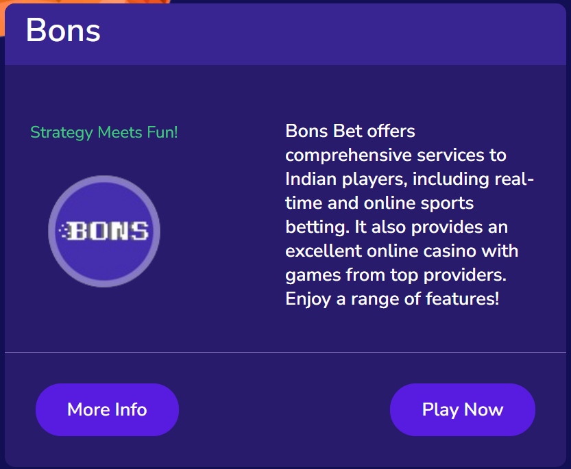 Bons Casino | Play Betshah Now.