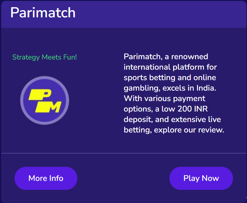 Parimatch Casino | Play Parimatch Now.